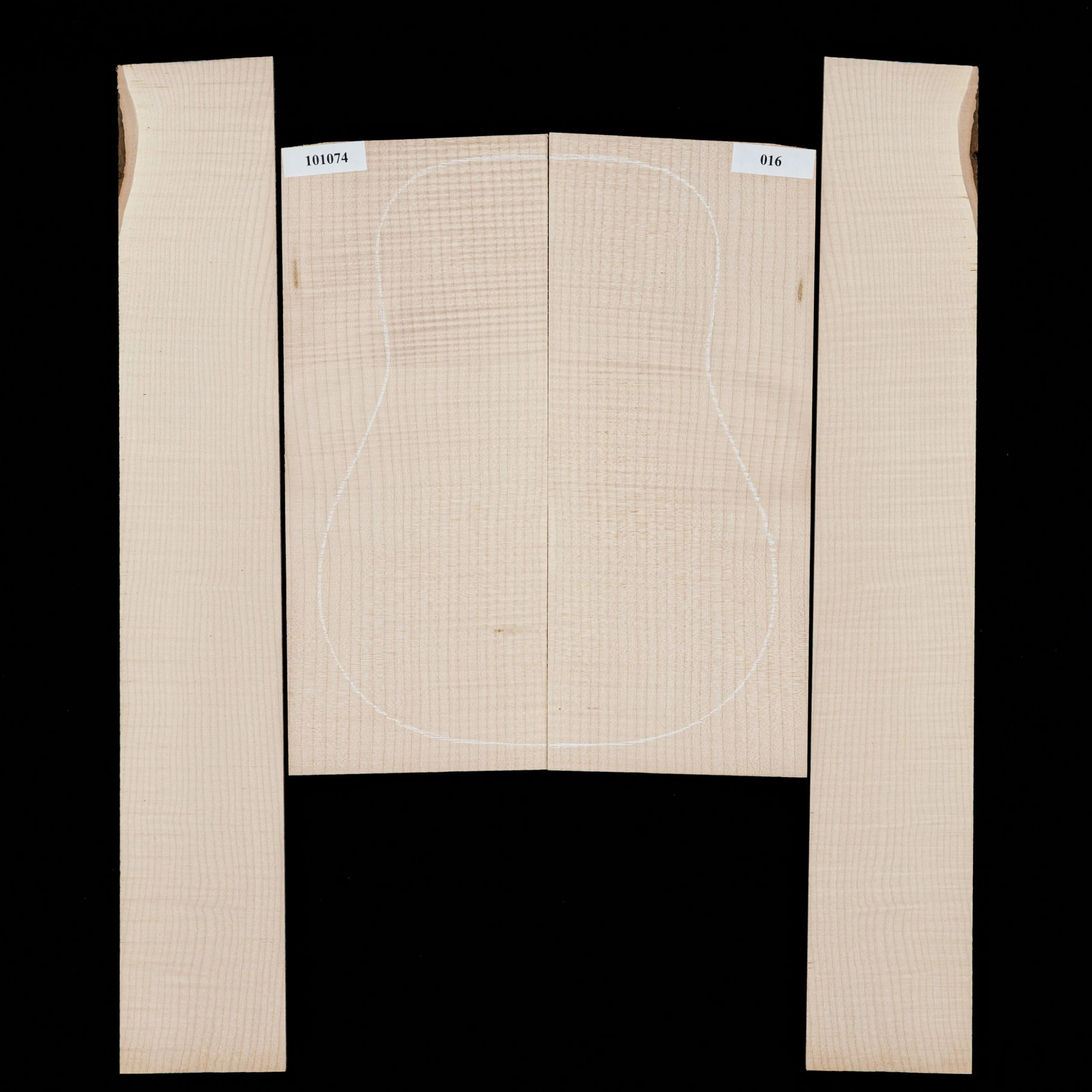 Flame Big Leaf Maple Back + Side Set - 016 - StewMac