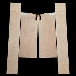 Flame Big Leaf Maple Back + Side Set - 009 - StewMac