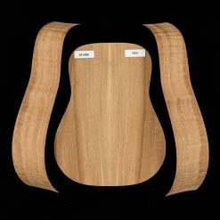 Figured Sapele Joined Back + Bent Side Set For Dreadnought Guitar - 010 - StewMac