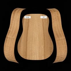 Figured Sapele Joined Back + Bent Side Set For Dreadnought Guitar - 009 - StewMac