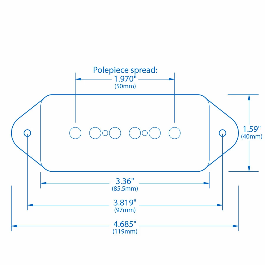 StewMac Parsons Street Dogear P-90 Pickups - StewMac - Image 4
