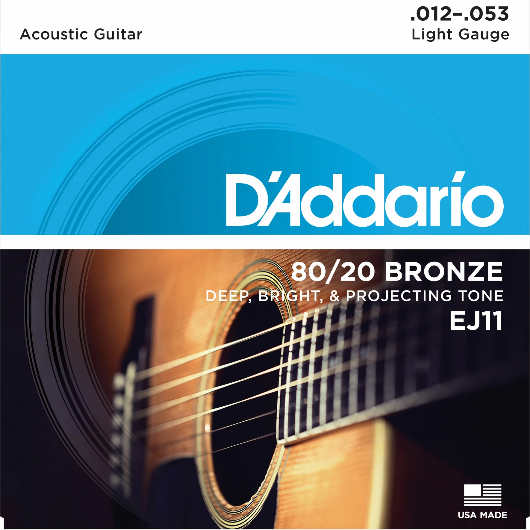 D'Addario 80/20 Bronze Wound Acoustic Guitar Strings - StewMac - Image 2
