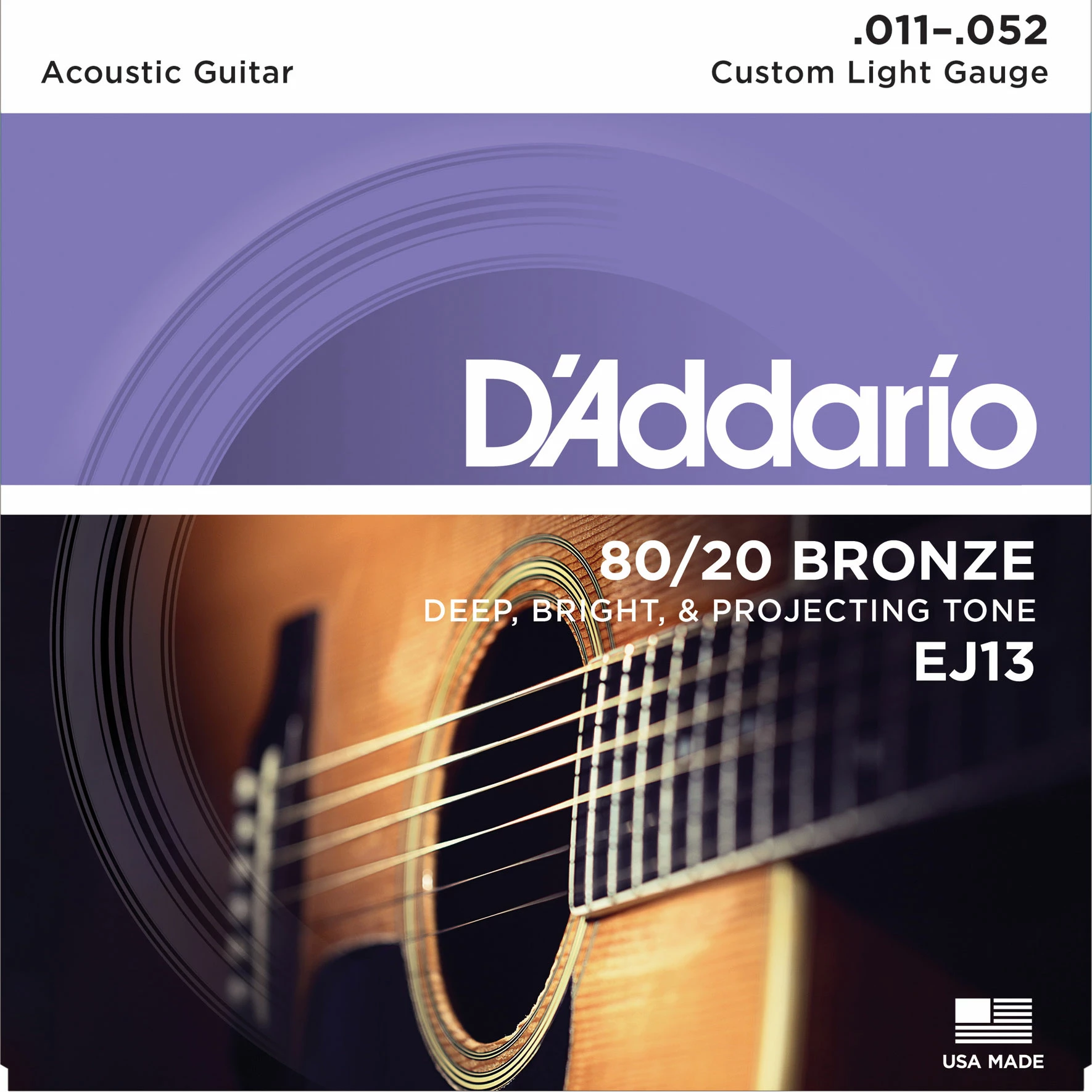 D'Addario 80/20 Bronze Wound Acoustic Guitar Strings - StewMac - Image 4