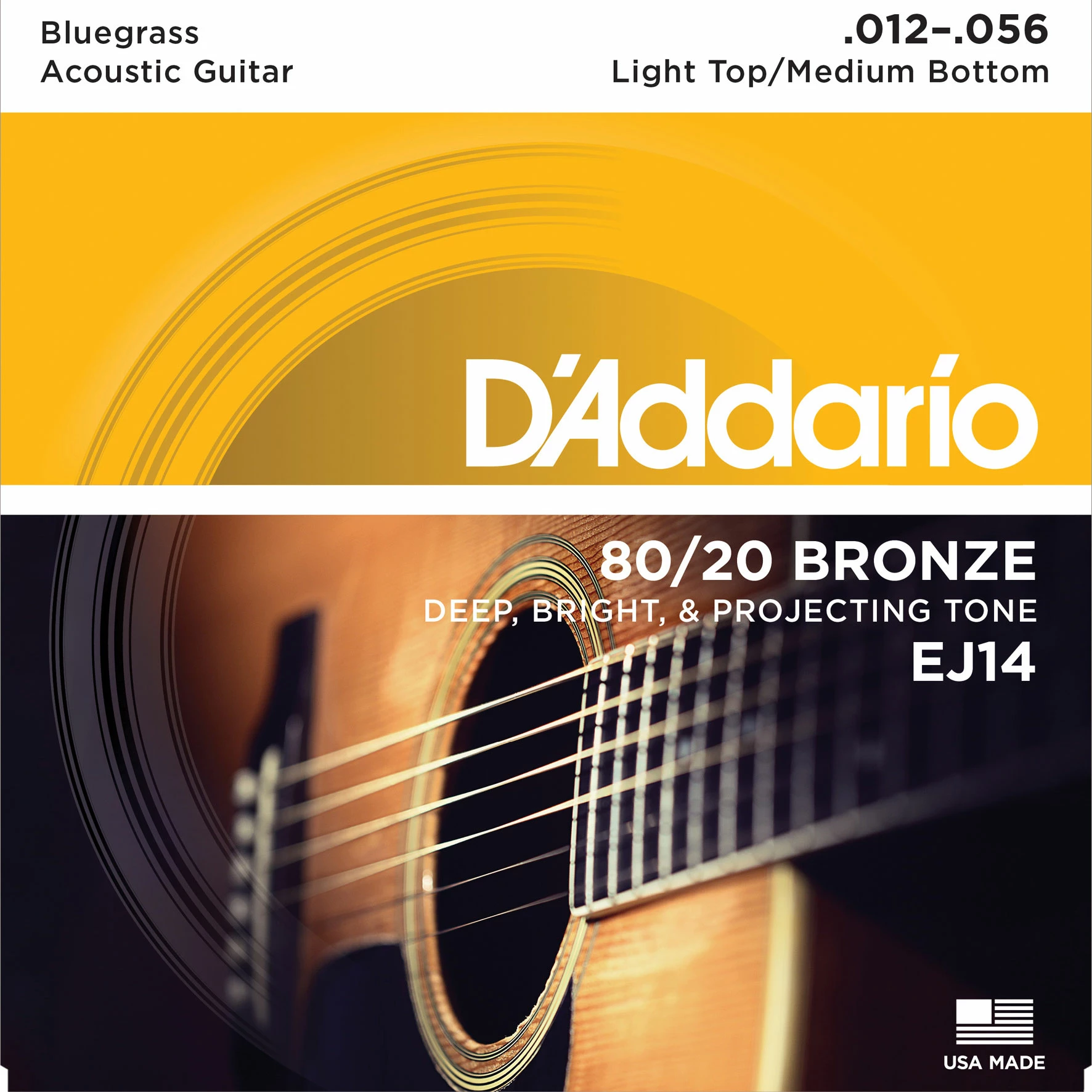 D'Addario 80/20 Bronze Wound Acoustic Guitar Strings - StewMac - Image 5
