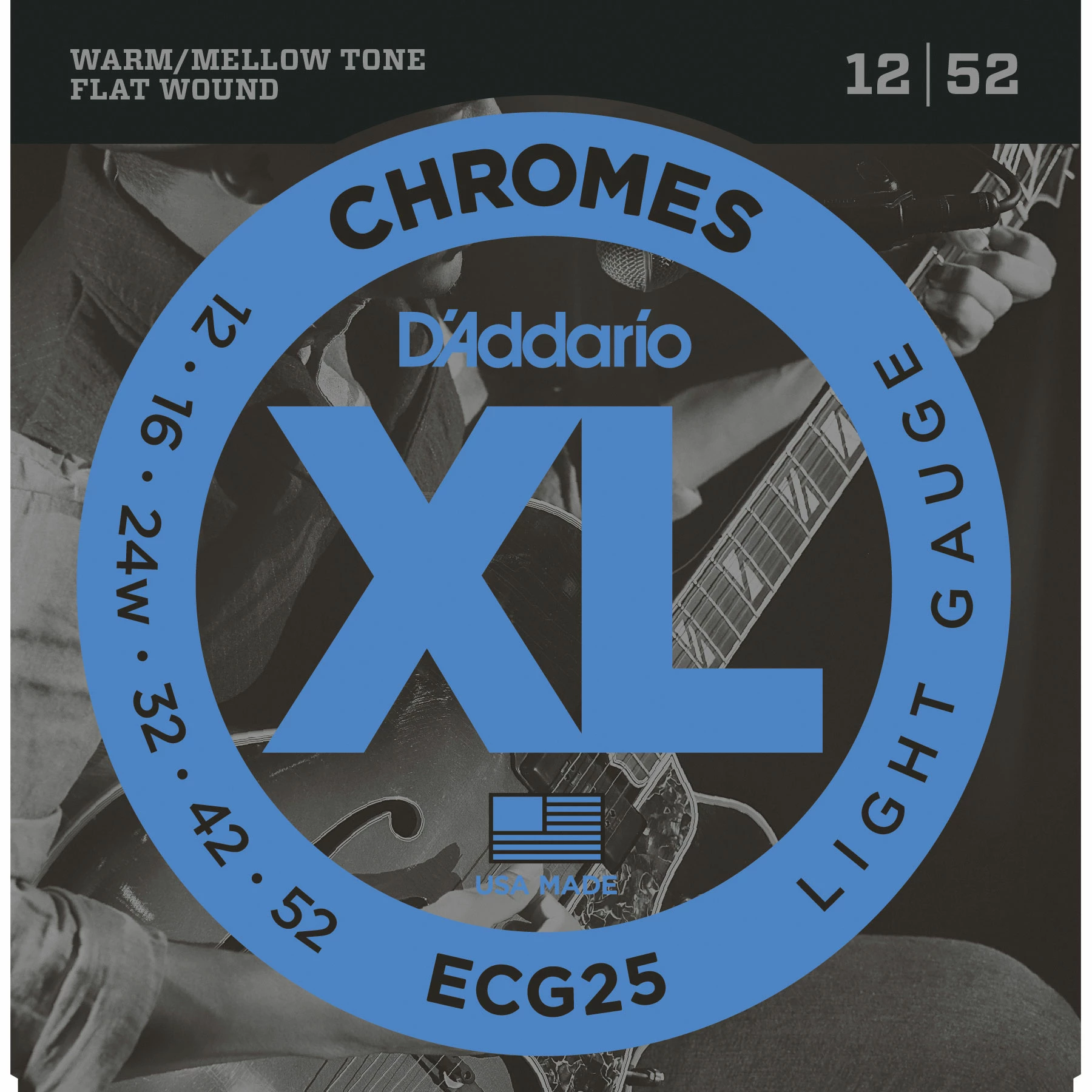 D'Addario Chromes Flat Wound Electric Guitar Strings - StewMac - Image 3