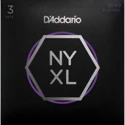 D'Addario NYXL Nickel Wound Electric Guitar Strings, 3-pack - StewMac