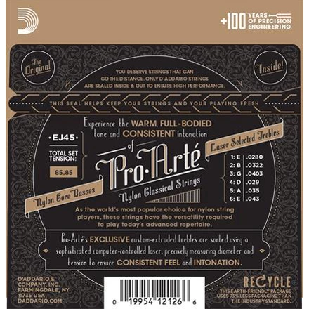 D'Addario Pro Arte Classical Guitar Strings - StewMac - Image 2