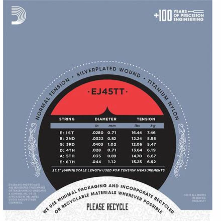 D'Addario Pro Arte Dynacore Titanium Treble Classical Guitar Strings - StewMac - Image 3