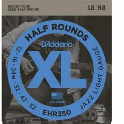 D'Addario XL Half Round Electric Guitar Strings - StewMac