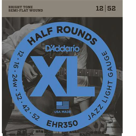 D'Addario XL Half Round Electric Guitar Strings - StewMac