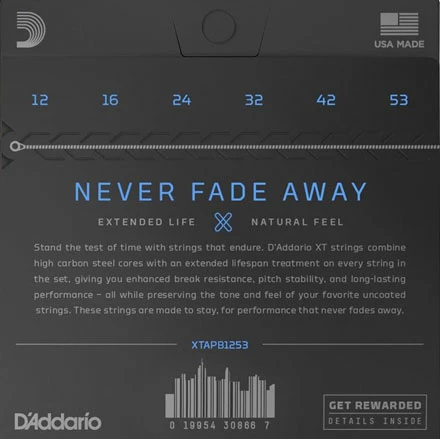 D'Addario XT Phosphor Bronze Wound Acoustic Guitar Strings - StewMac - Image 4