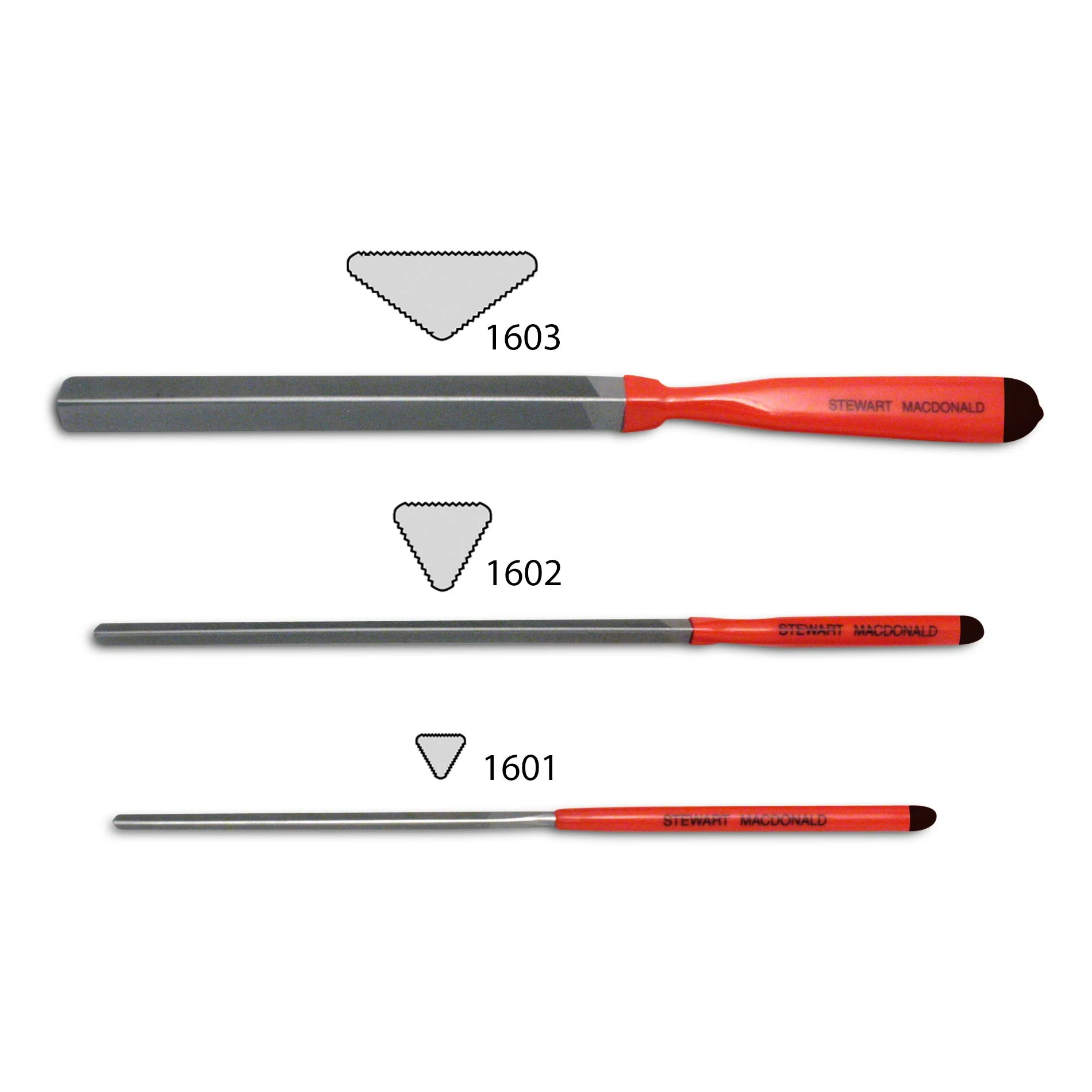 3-Corner Fret Dressing Files - StewMac - Image 3