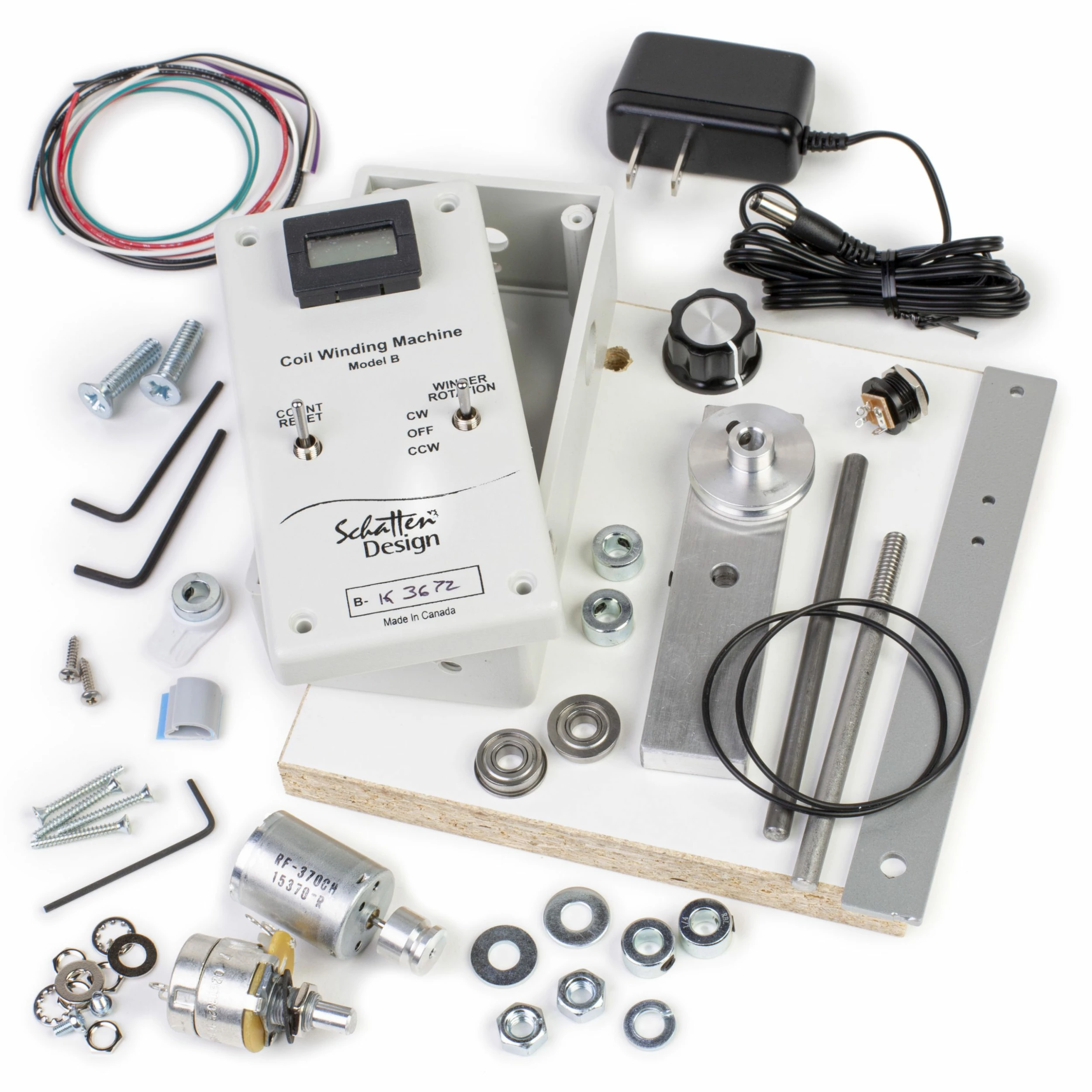 Build-Your-Own Pickup Winder, 110-volt - StewMac