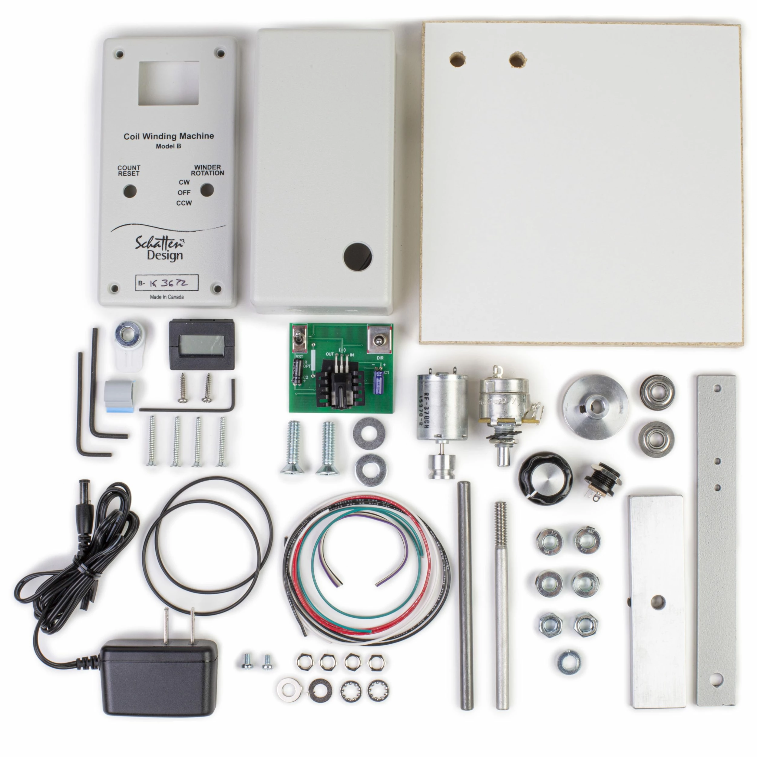 Build-Your-Own Pickup Winder, 110-volt - StewMac - Image 2