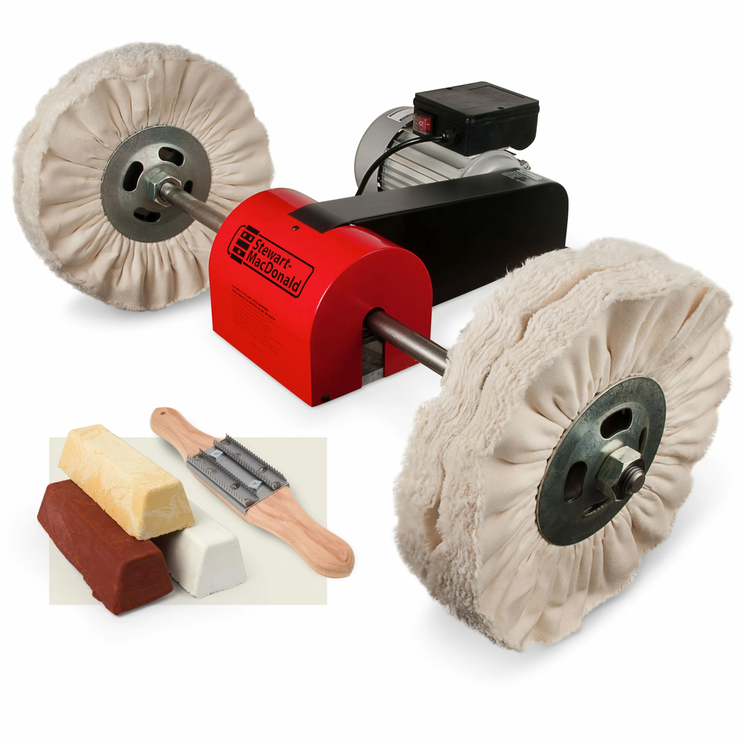 StewMac Guitar Buffer With 230-volt Motor - StewMac