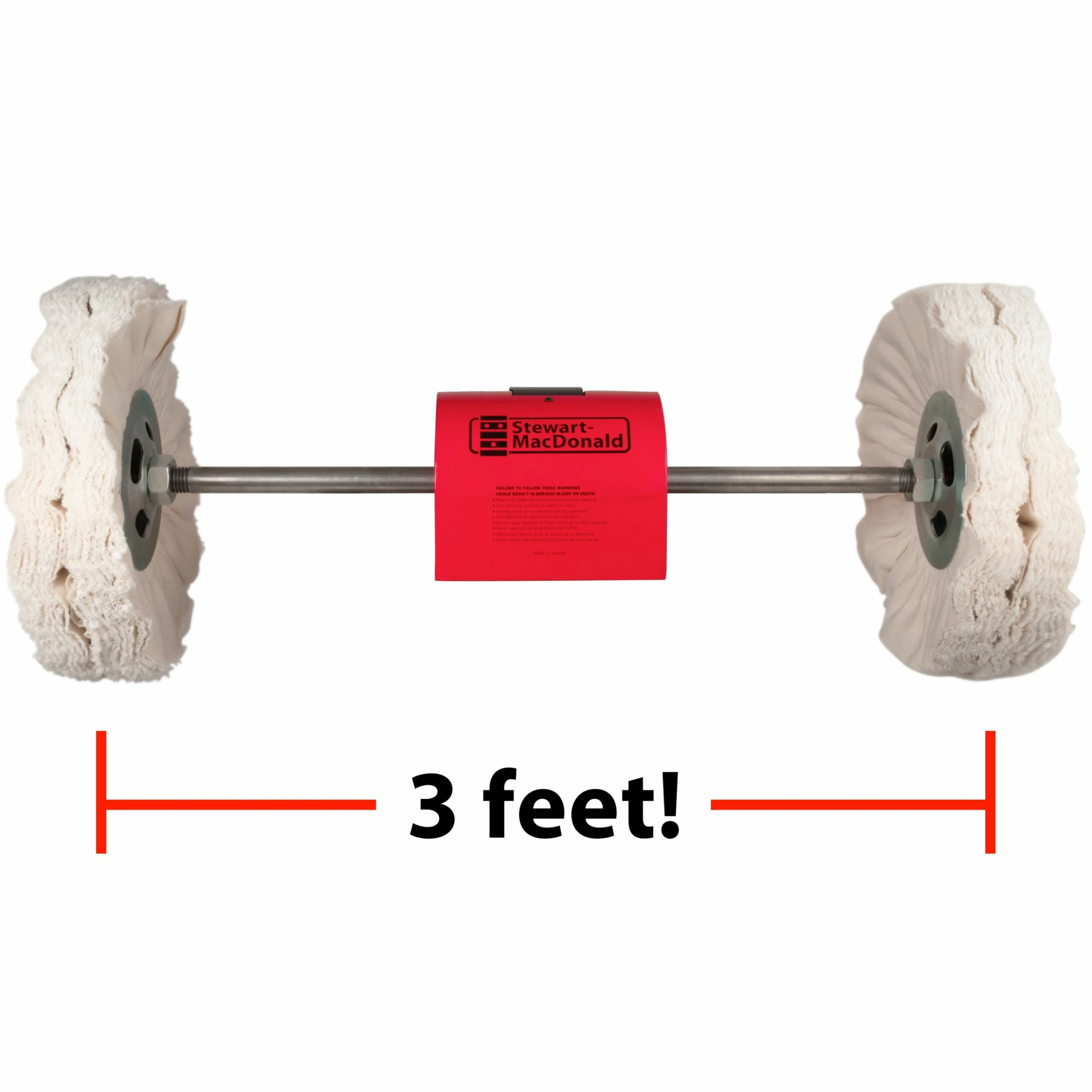 StewMac Guitar Buffer With 230-volt Motor - StewMac - Image 4
