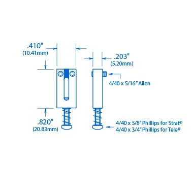 String Saver Classic Saddles - StewMac - Image 3