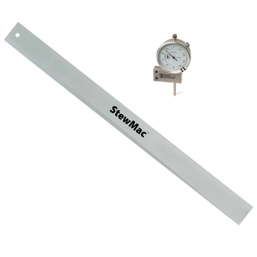 Neck Set Gauge With Straightedge - StewMac