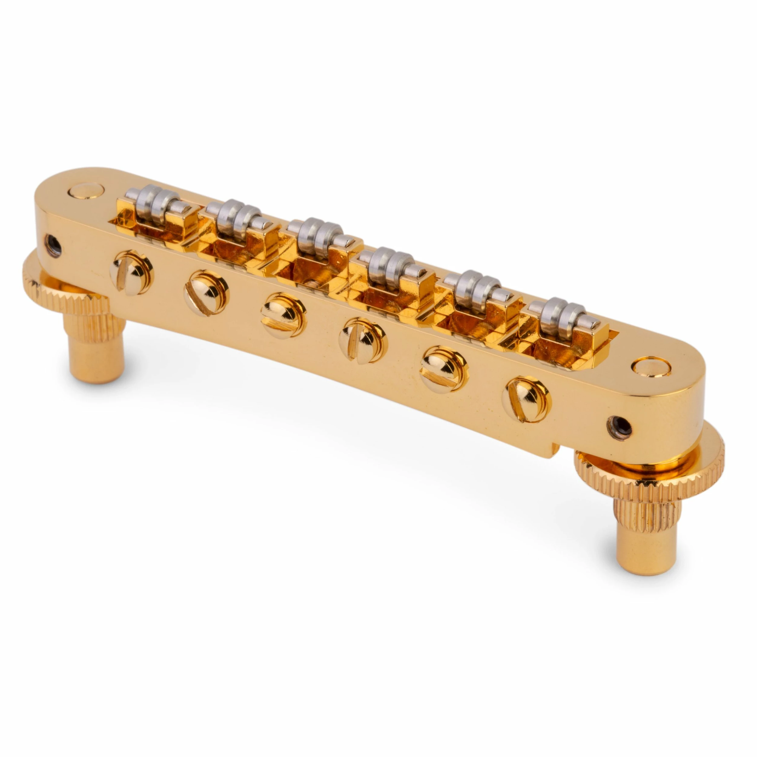TonePros TP6R Tune-o-matic Bridge With Roller Saddles - StewMac - Image 2