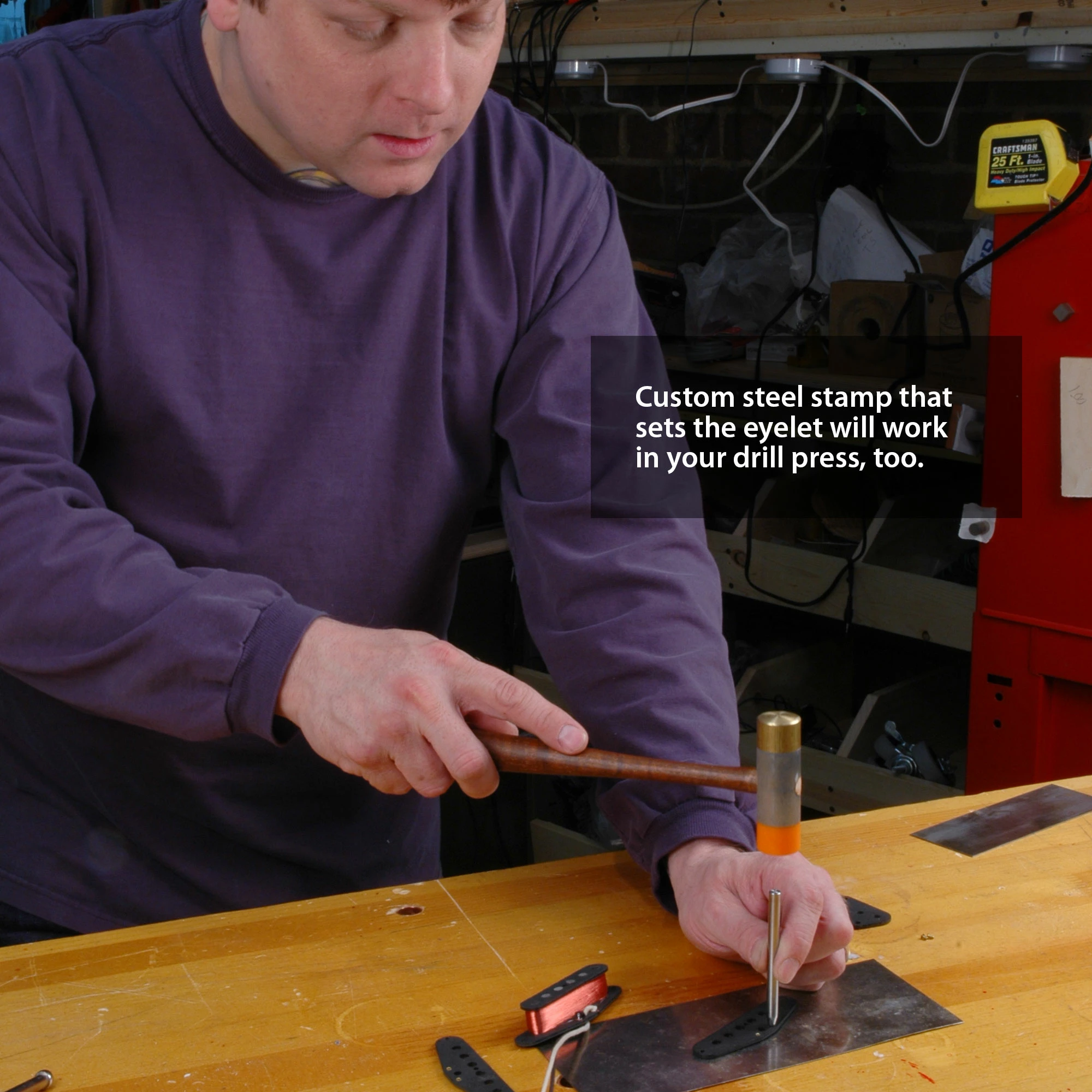 Eyelet Setting Tool And Bit - StewMac - Image 3