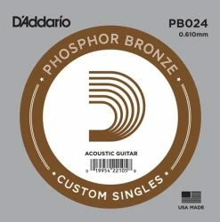 D'Addario EXP Phosphor Bronze Single Acoustic Guitar String - StewMac