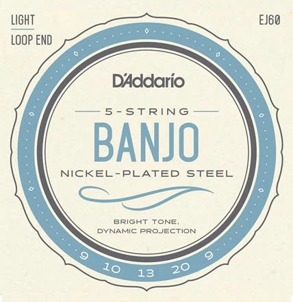 D'Addario Nickel Plated Banjo Strings - StewMac