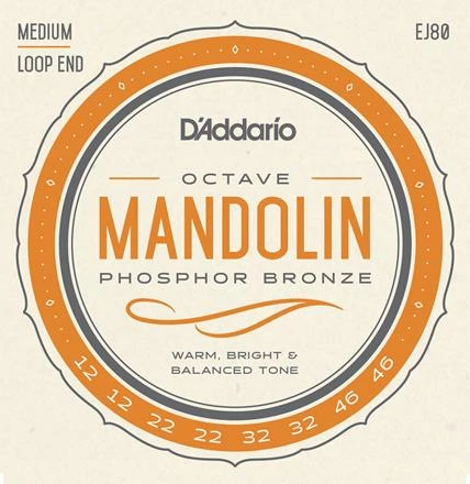 D'Addario Phosphor Bronze Octave Mandolin Strings - StewMac