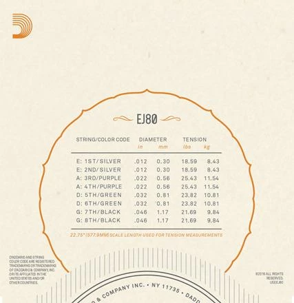 D'Addario Phosphor Bronze Octave Mandolin Strings - StewMac - Image 3