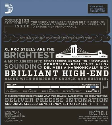 D'Addario Pro Steel CL Electric Guitar Strings - StewMac - Image 2