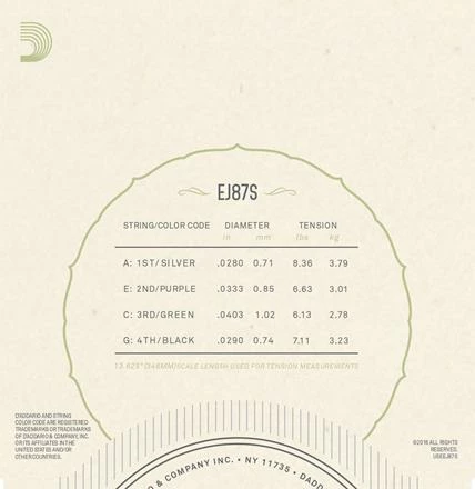 D'Addario Titanium Ukulele Strings - StewMac - Image 3