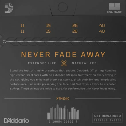 D'Addario XT Phosphor Bronze Wound Mandolin Strings - StewMac - Image 2