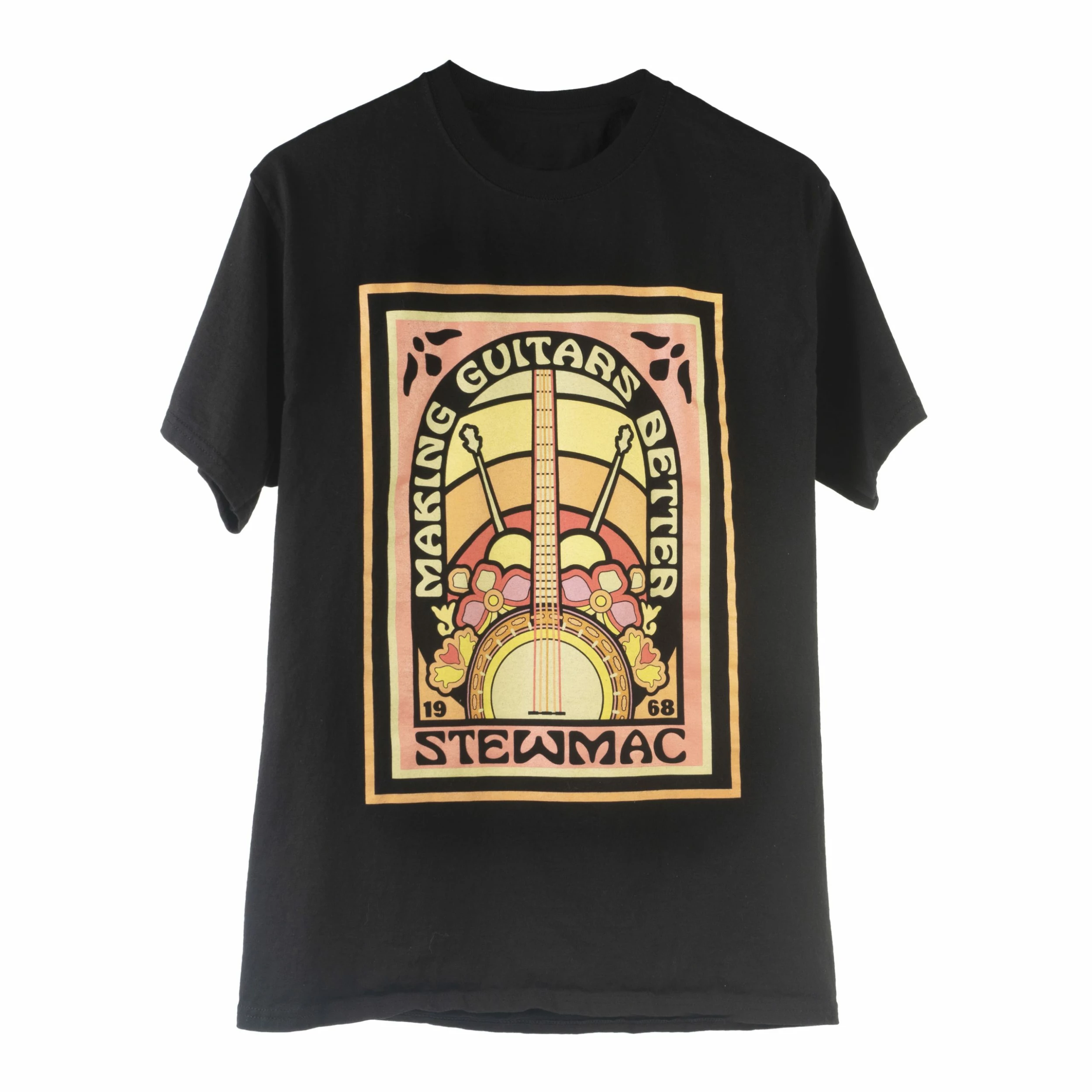 StewMac '68 Retro Banjo T-Shirt - StewMac - Image 2