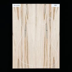 Flame Ambrosia Maple Carved Top For Electric - 028 - StewMac