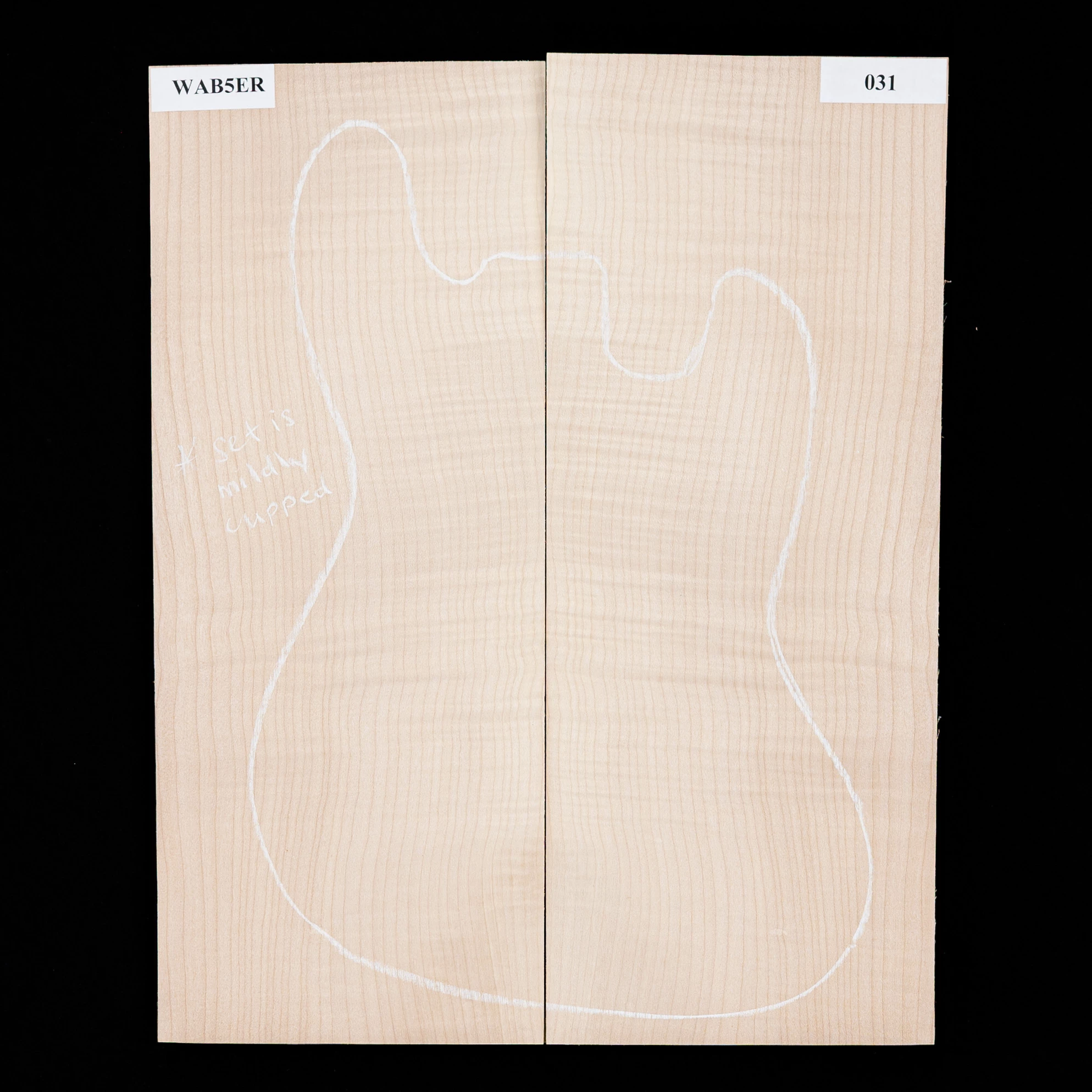 Flame Bigleaf Maple Drop Top - 031 - StewMac