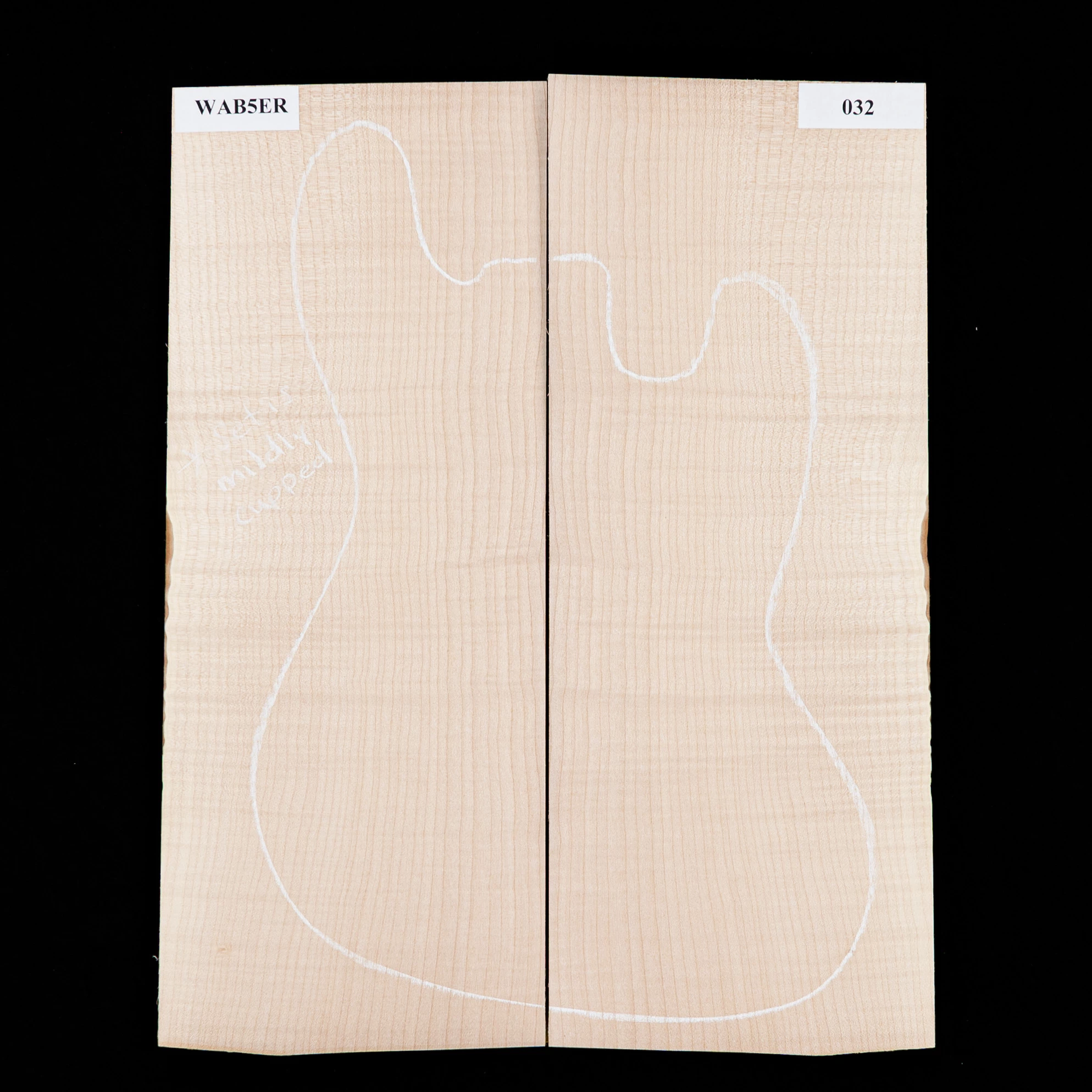 Flame Bigleaf Maple Drop Top - 032 - StewMac