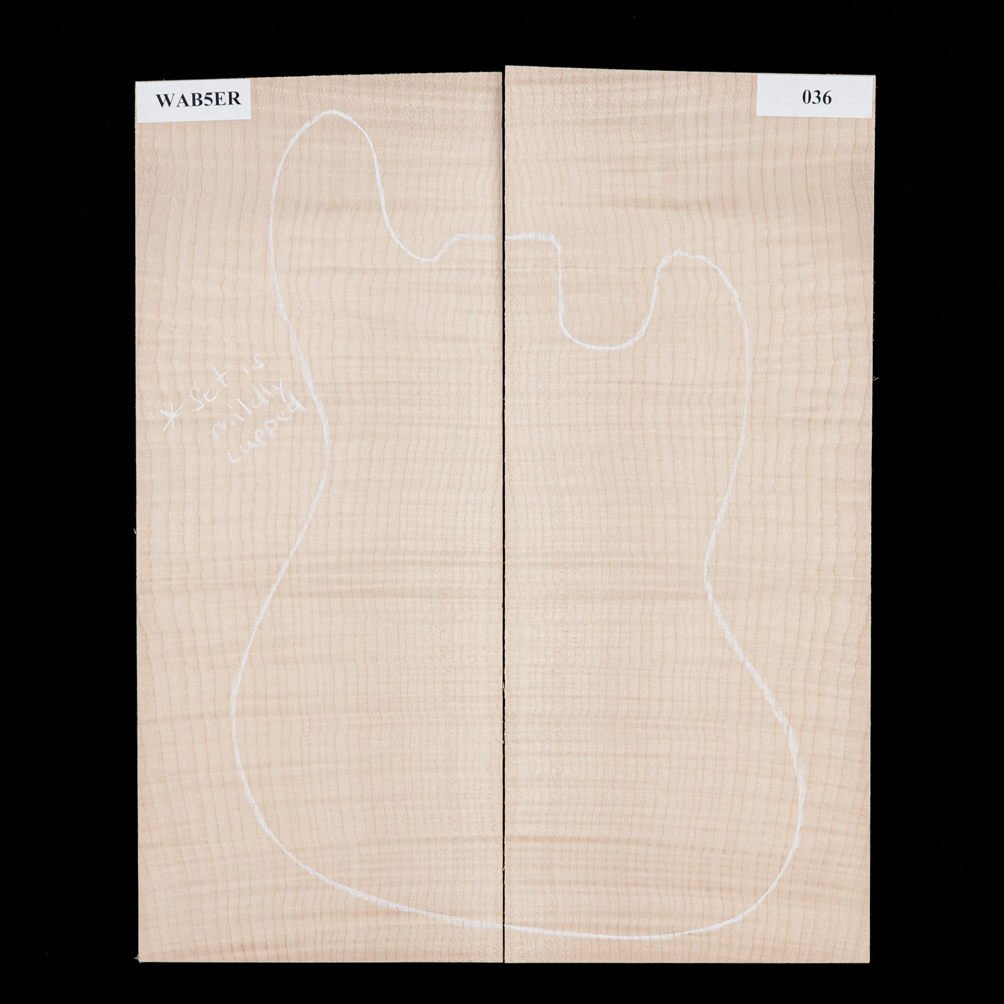 Flame Bigleaf Maple Drop Top - 036 - StewMac