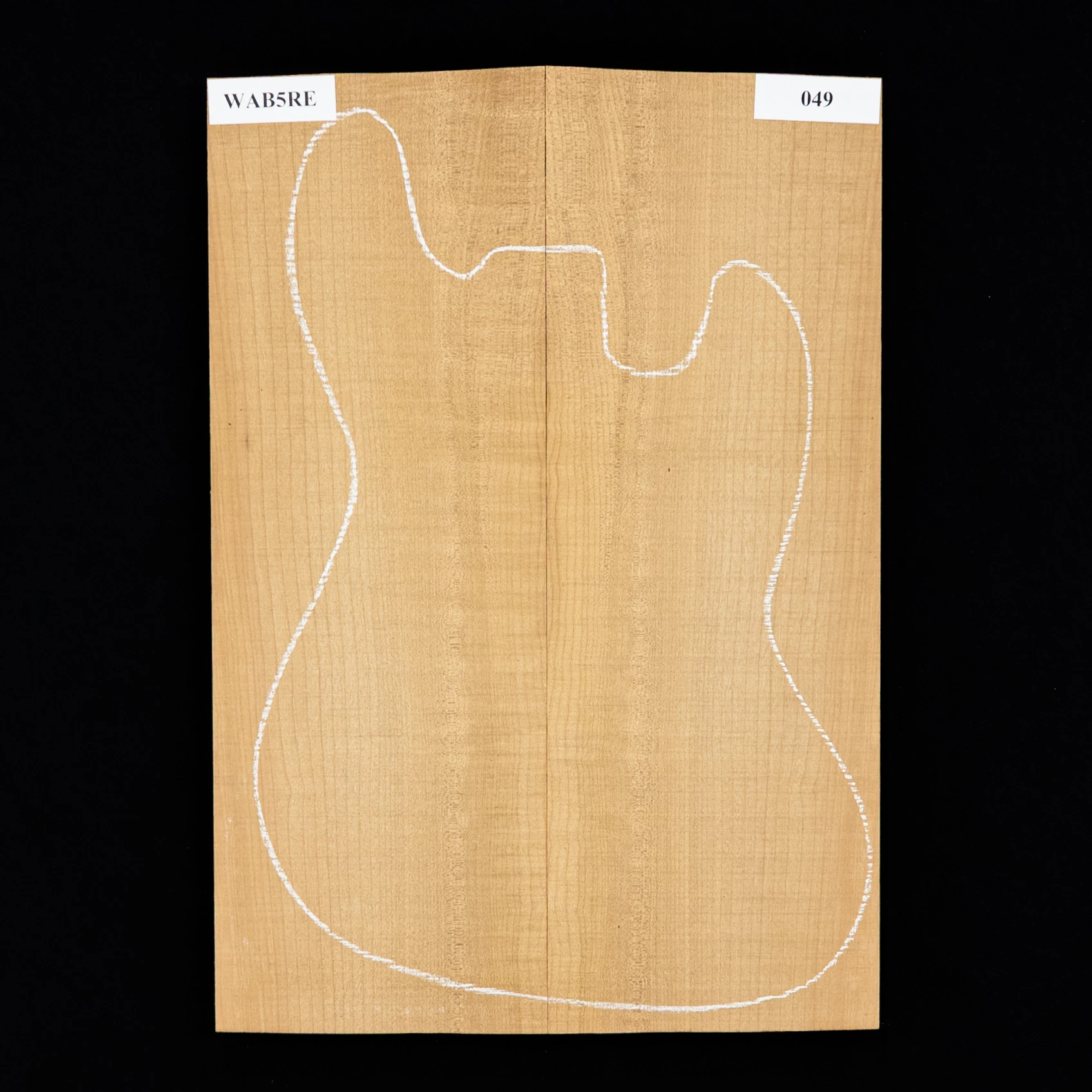 Flame Bigleaf Maple Torrefied Laminated Top - 049 - StewMac