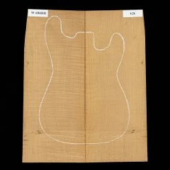 High-Flame Bigleaf Maple Torrefied Laminated Top - 028 - StewMac