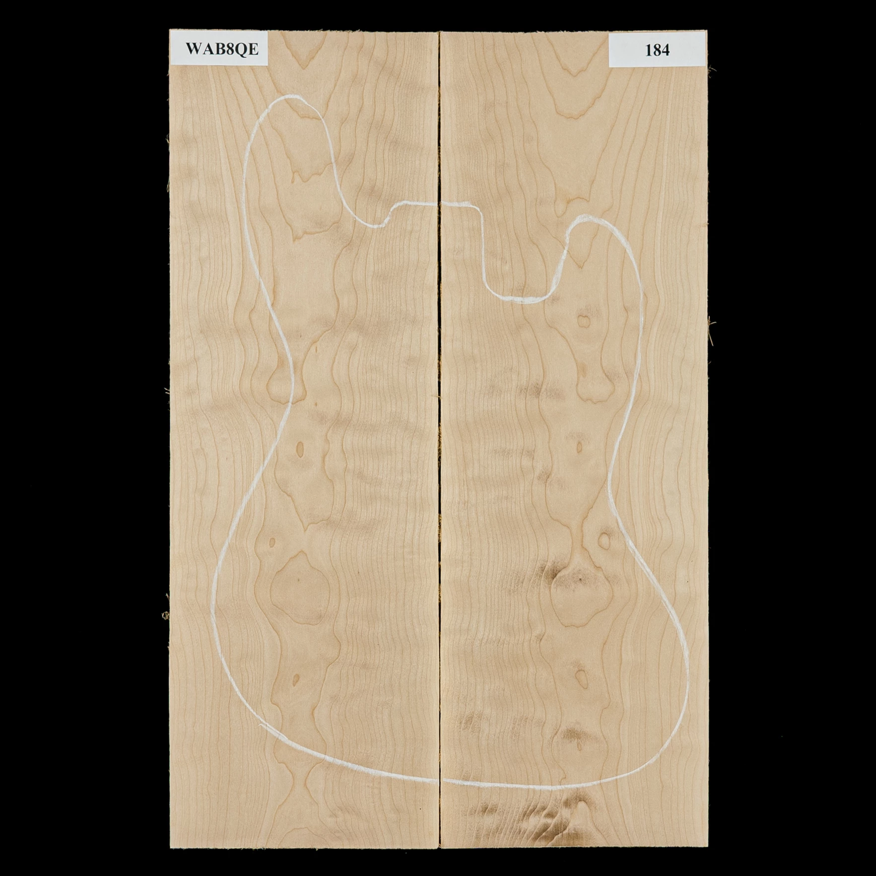 Quilted Bigleaf Maple Laminated Top - 184 - StewMac