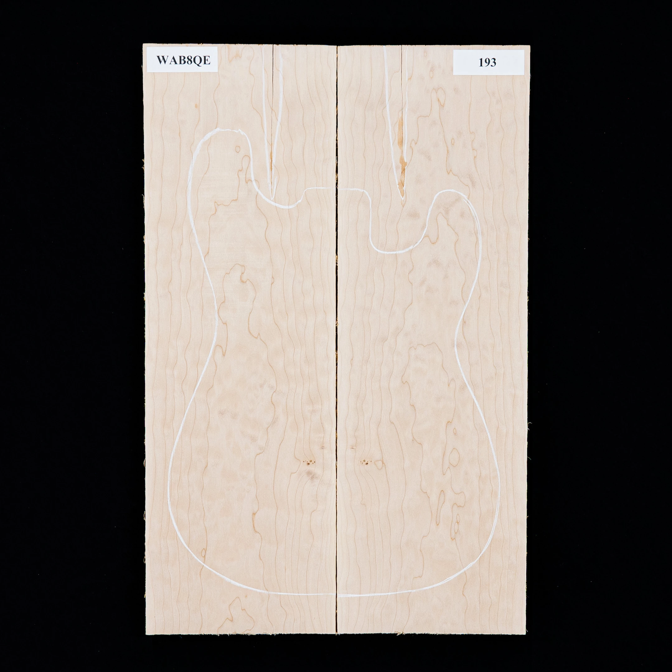 Quilted Bigleaf Maple Laminated Top - 193 - StewMac