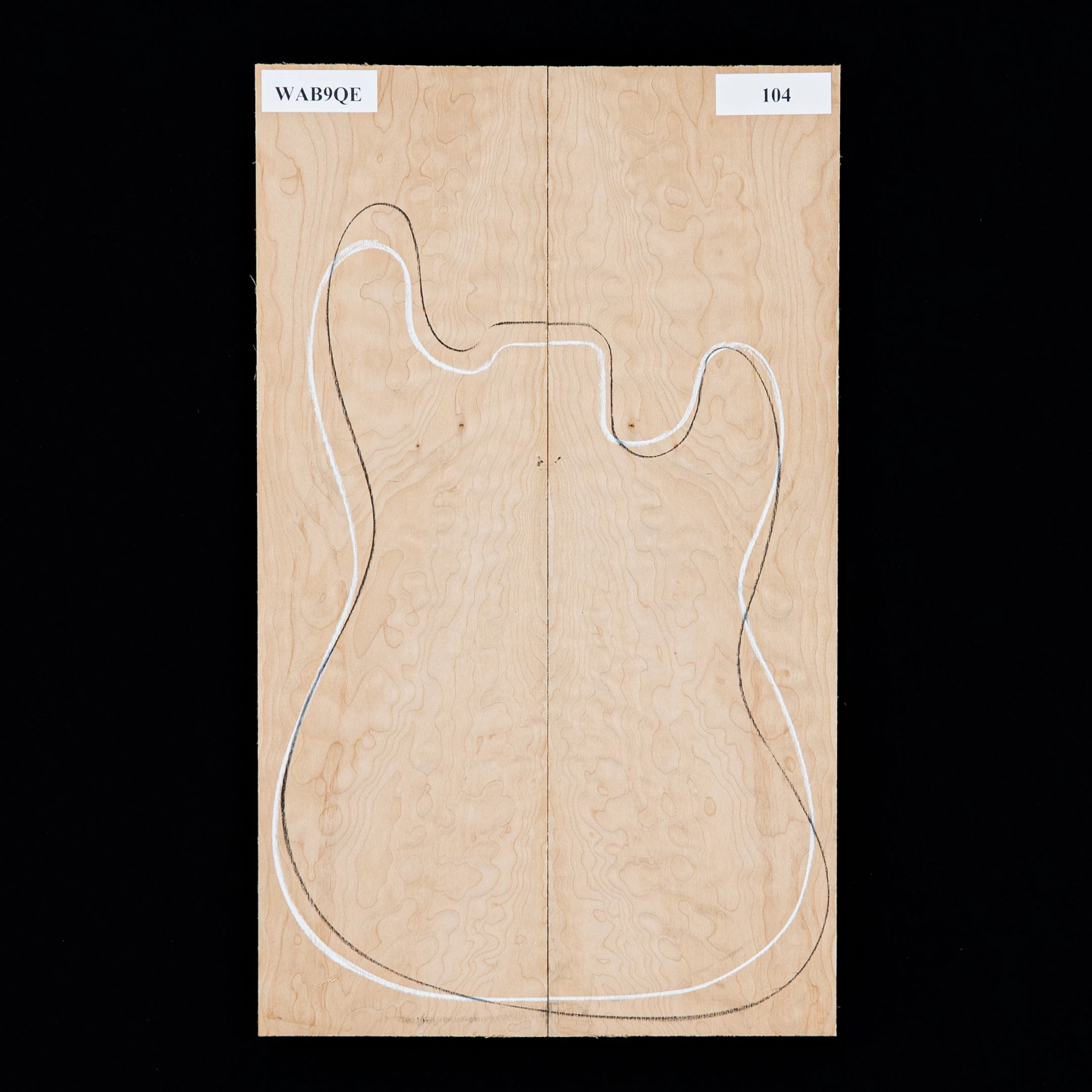 Quilted Bigleaf Maple Laminated Top - 104 - StewMac