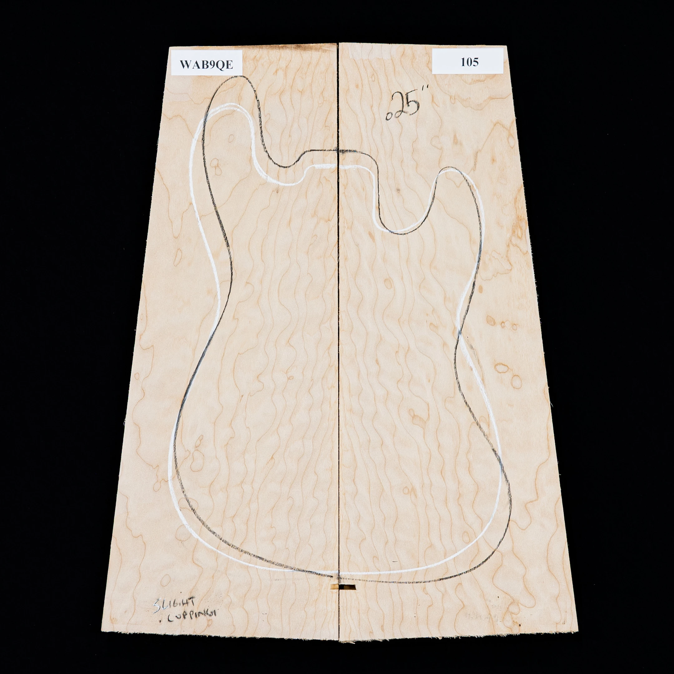 Quilted Bigleaf Maple Laminated Top - 105 - StewMac