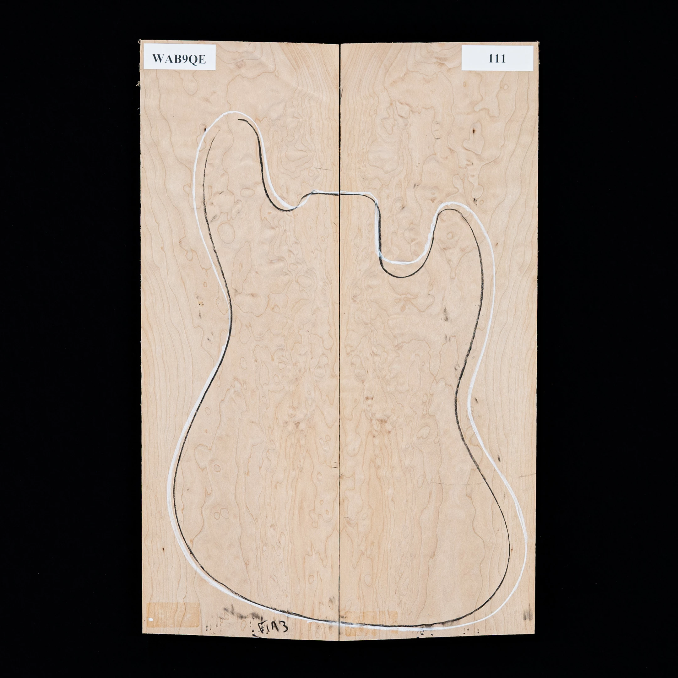 Quilted Bigleaf Maple Laminated Top - 111 - StewMac