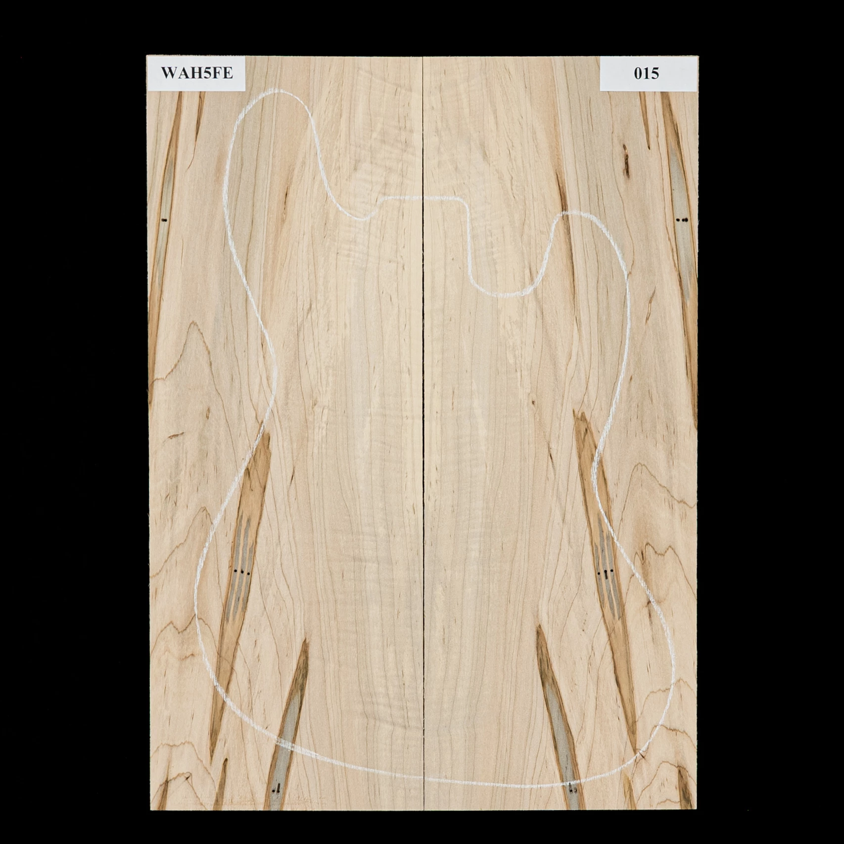 Flame Hard Maple Carved Top For Electric - 015 - StewMac