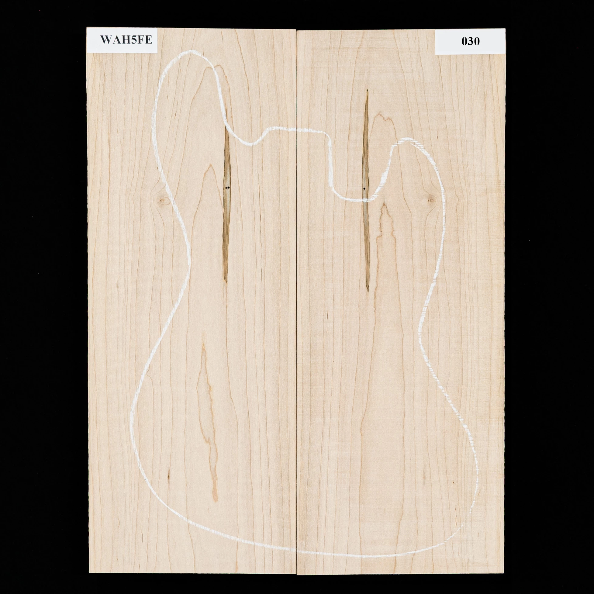 Flame Hard Maple Carved Top For Electric - 030 - StewMac