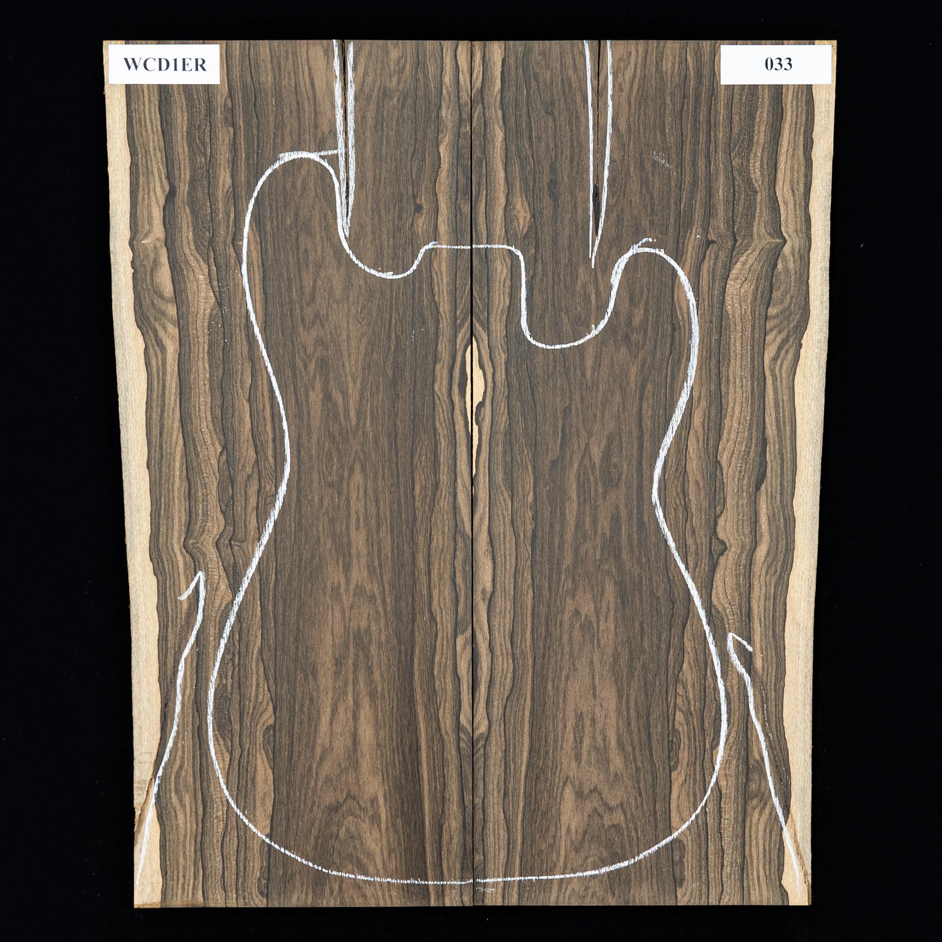 Ziricote Drop Top - 033 - StewMac