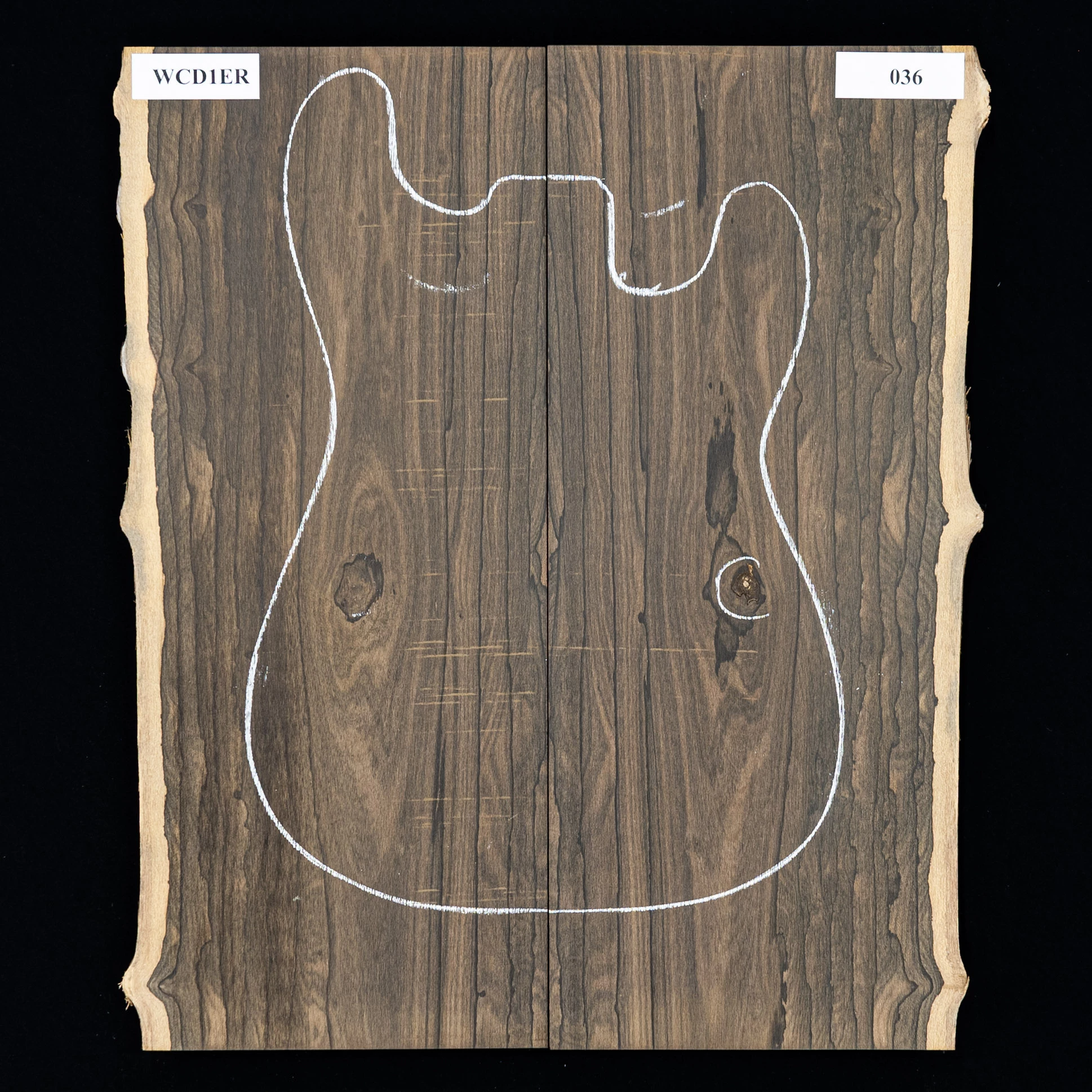 Ziricote Drop Top - 036 - StewMac