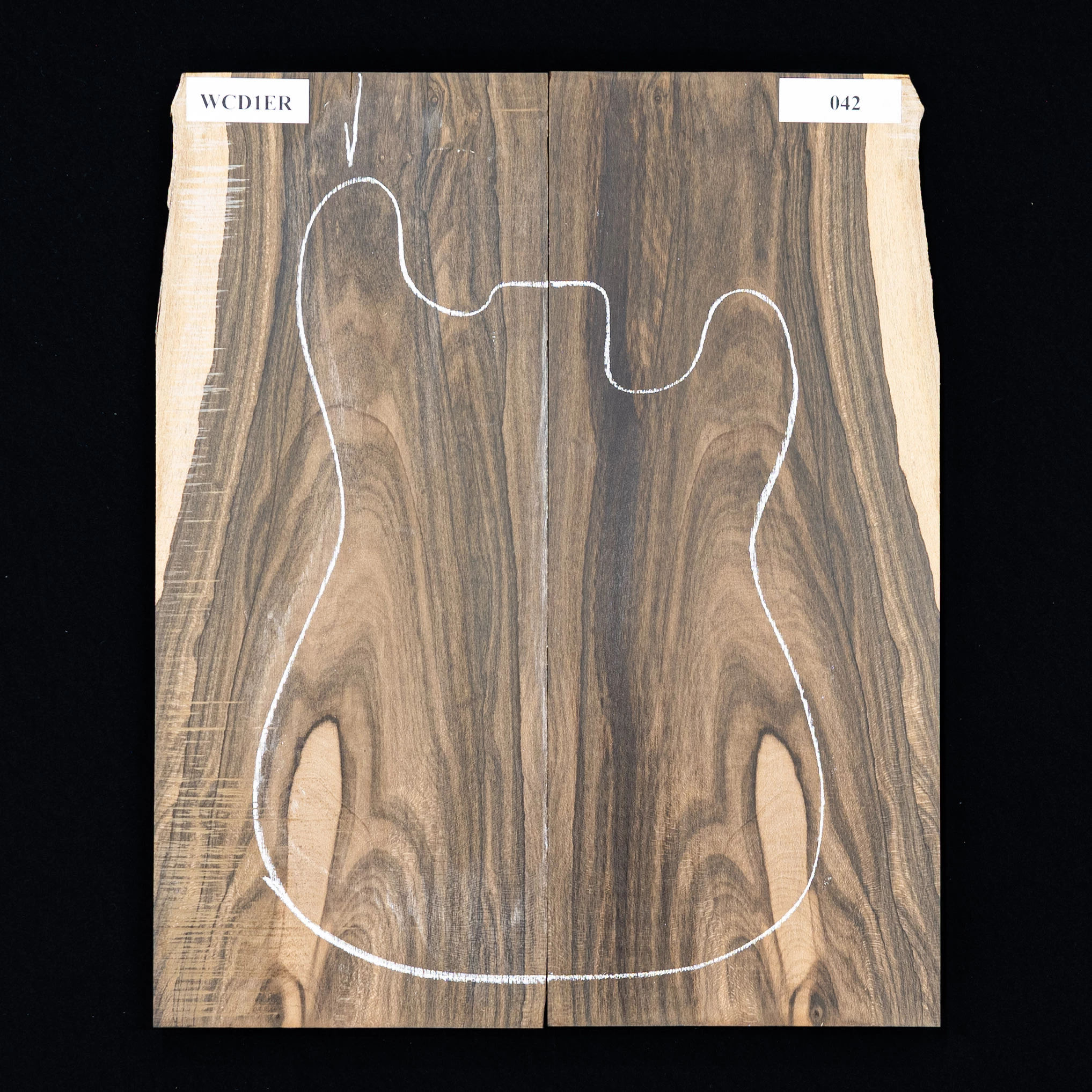 Ziricote Drop Top - 042 - StewMac