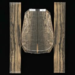 Crelicam Ebony Back + Side Set - 203 - StewMac