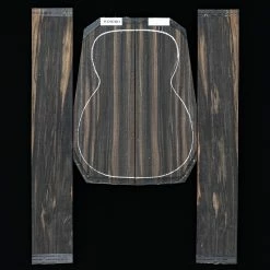 Crelicam Ebony Back + Side Set - 223 - StewMac